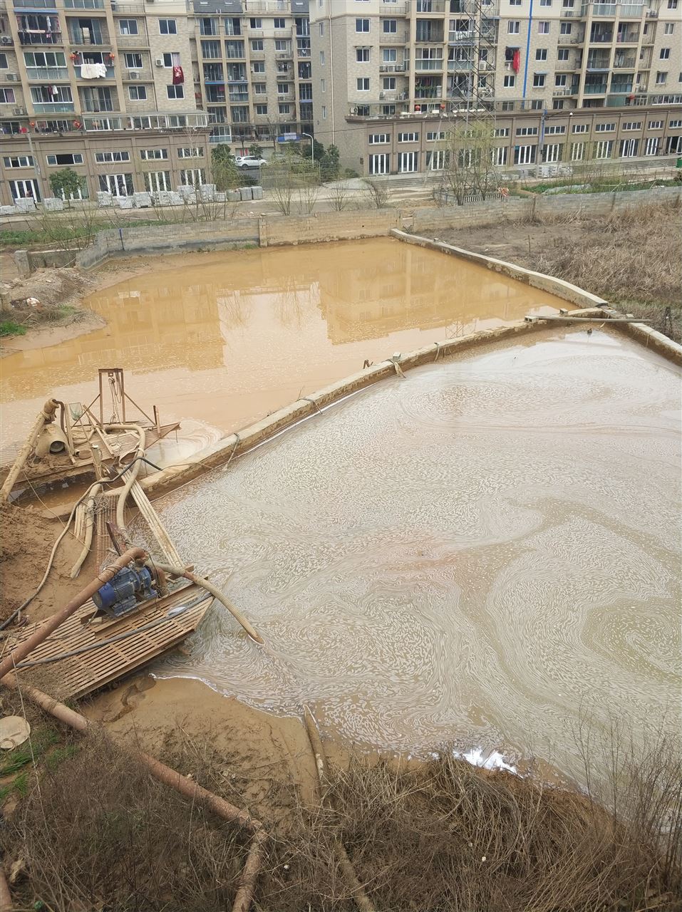 原平沉淀池淤泥清理-厂区废水池淤泥清淤